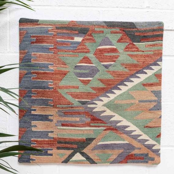 KC2301 Turkish Kilim Cushion Cover 70x70cm