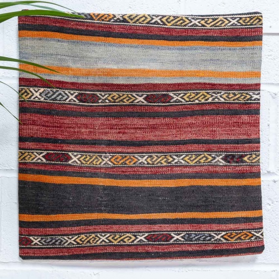 KC2336 Turkish Kilim Cushion Cover 60x60cm