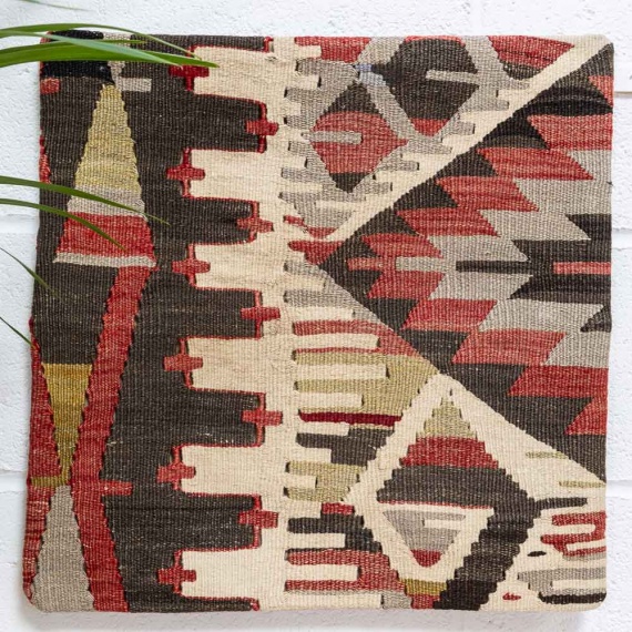 KC2339 Turkish Kilim Cushion Cover 50x50cm