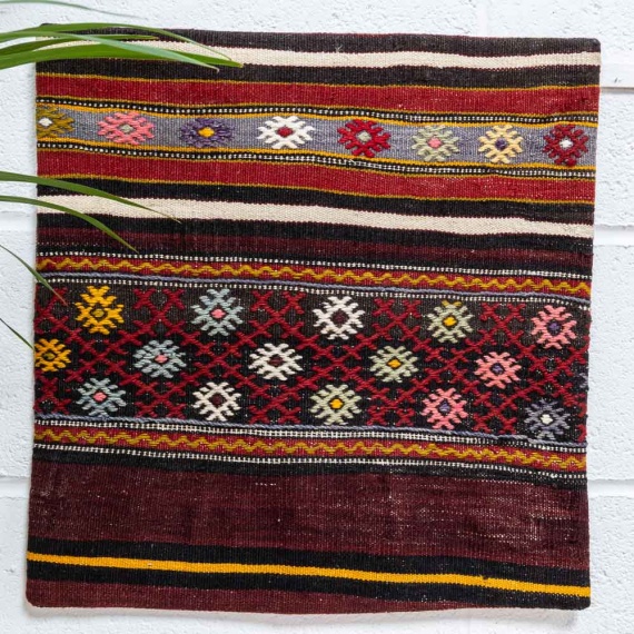 KC2341 Turkish Kilim Cushion Cover 50x50cm