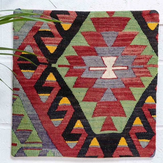 KC2350 Turkish Kilim Cushion Cover 50x50cm