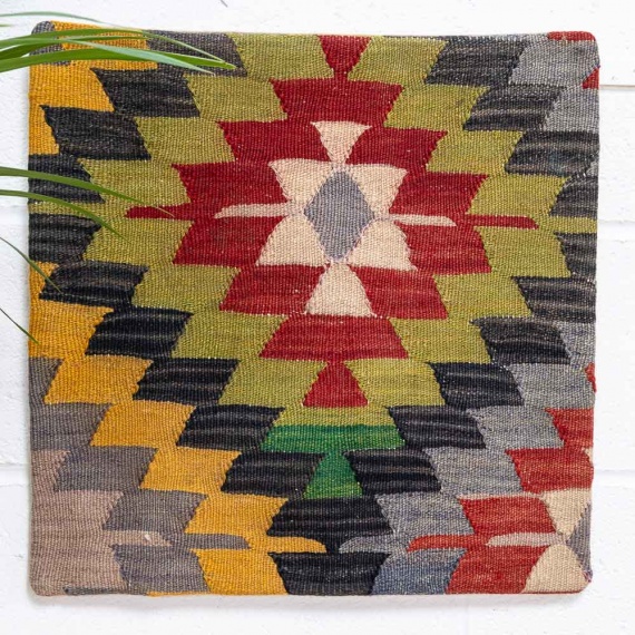 KC2353 Turkish Kilim Cushion Cover 50x50cm