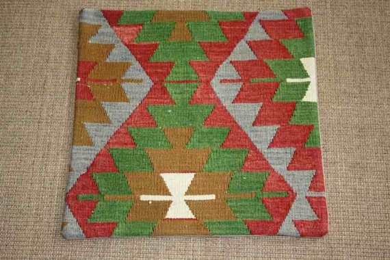 KC827 Turkish Kilim Cushion Cover 44x45cm