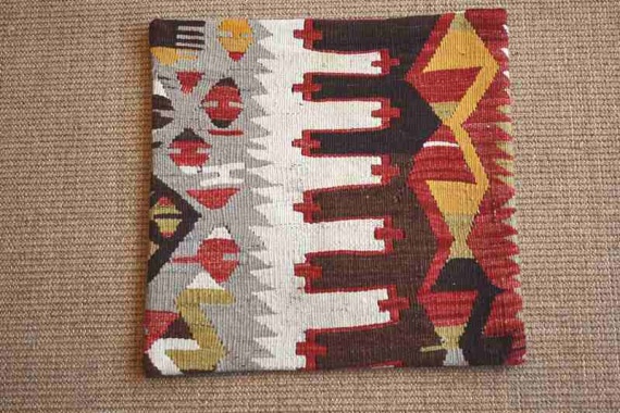 KC990 Turkish Kilim Cushion Cover 40x40cm