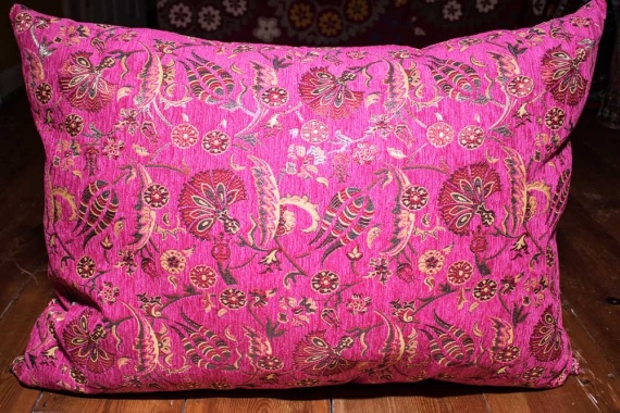 Large Bright Pink Ottoman Turkish Floor Cushion Cover 68x94cm