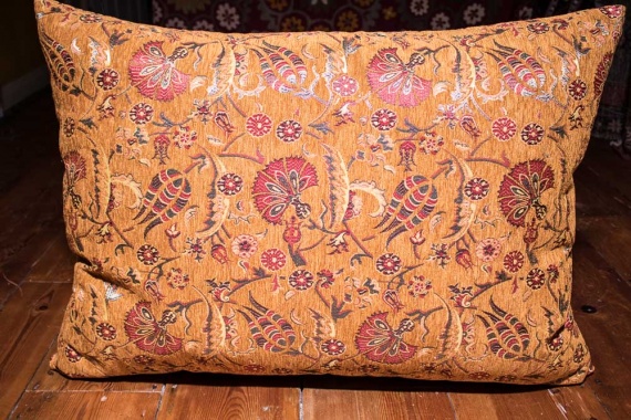 Large Sand Ottoman Turkish Floor Cushion Cover 68x94cm