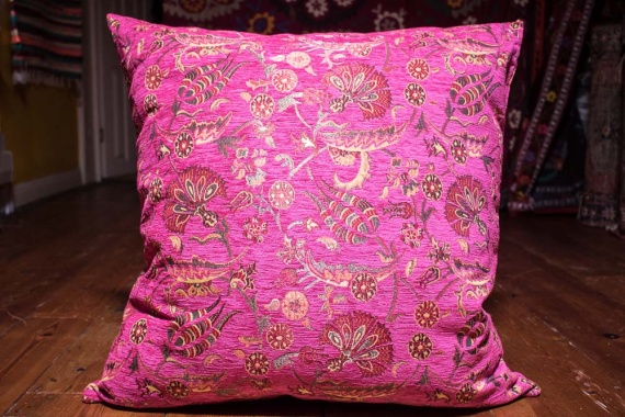 Medium Bright Pink Ottoman Turkish Cushion Cover 68x68cm