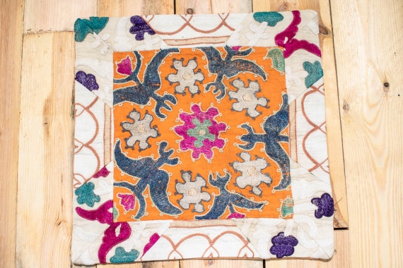 SC607 Patchwork Uzbek Suzani Cushion Cover 39x40cm