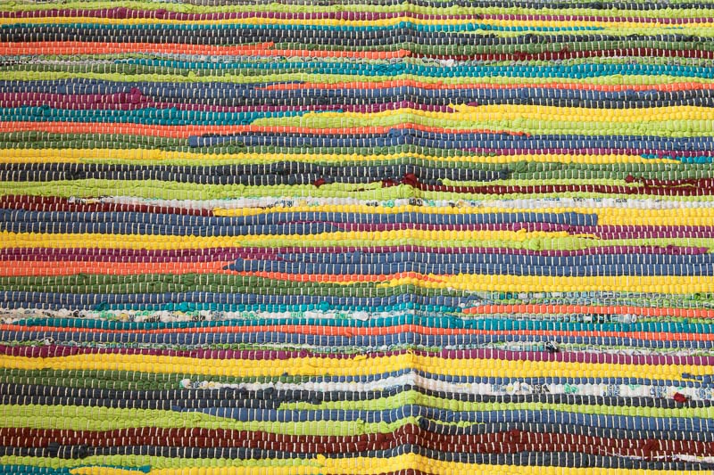 (RR505A) Bright Rag Rug 120x180cm