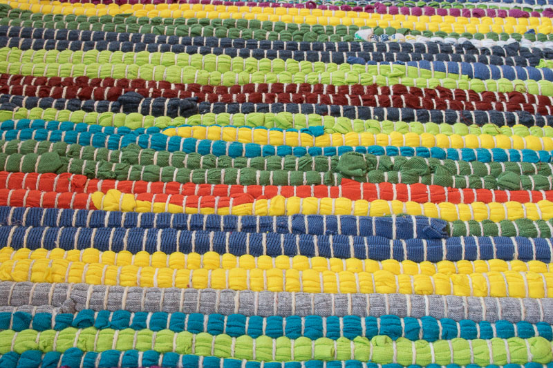 (RR505A) Bright Rag Rug 120x180cm