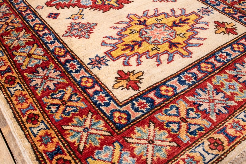 10239 Fine Afghan Kazak Runner Rug 79x325cm (2.7 x 10.8cm)