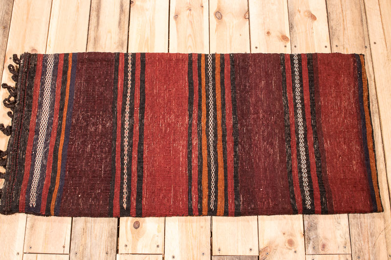 10463 Afghan Baluch Carpet Floor Cushion 51x110cm (1.8 x 3.7ft)