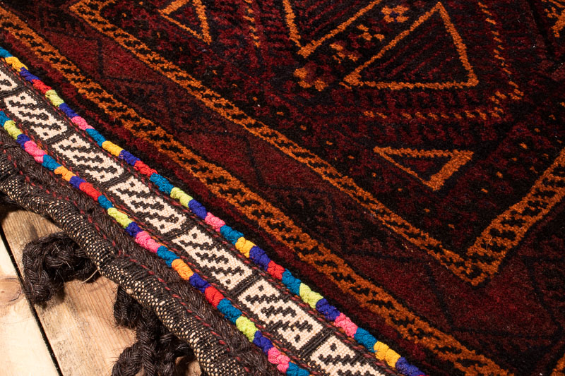 10463 Afghan Baluch Carpet Floor Cushion 51x110cm (1.8 x 3.7ft)