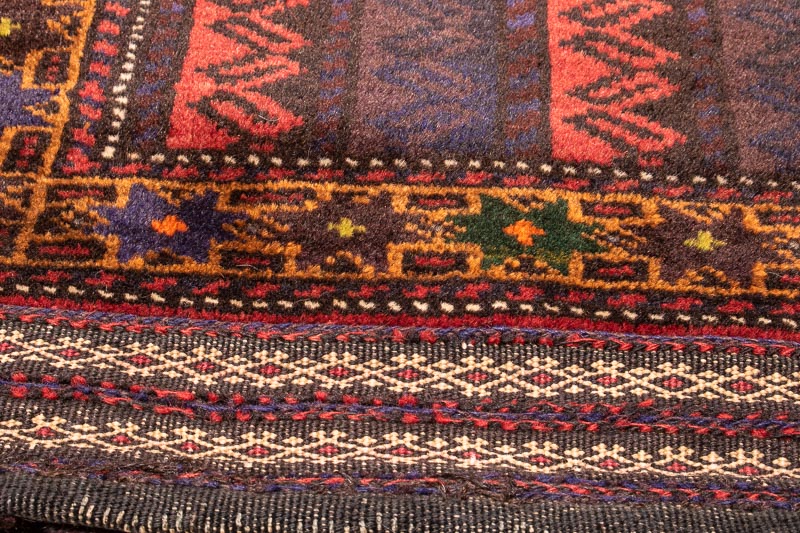 10467 Afghan Baluch Carpet Floor Cushion 56x104cm (1.10 x 3.5ft)