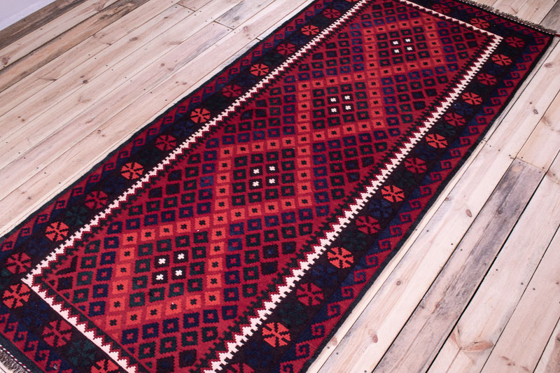 10525 Fine Afghan Ghalmouri Kilim Rug 113x270cm (3.8 x 8.10ft)