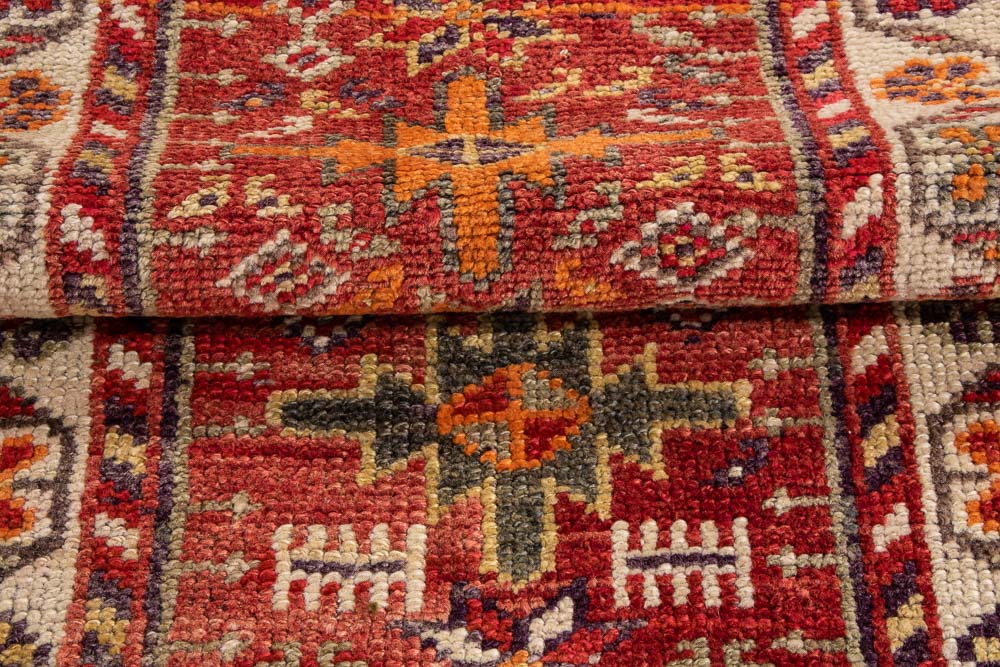 10711 Vintage Kurdish Herki Carpet Runner Rug 81x390cm (2.8 x 12.9ft)