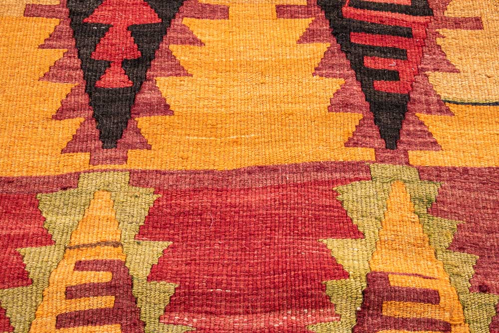 10748 Vintage Turkish Konya Kilim Runner Rug 91x352cm (3 x 11.6ft)