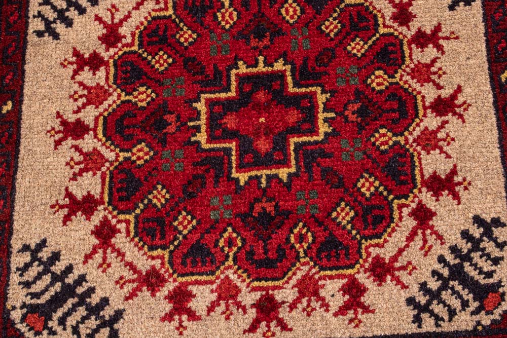 10826 Fine Afghan Khal Mohammedi Runner Rug 66x249cm (2.2 x 8.2ft)