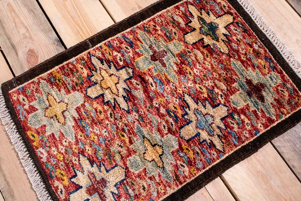 10883 Fine Afghan Ziegler Small Rug 42x60cm (1.4 x 1.11ft)