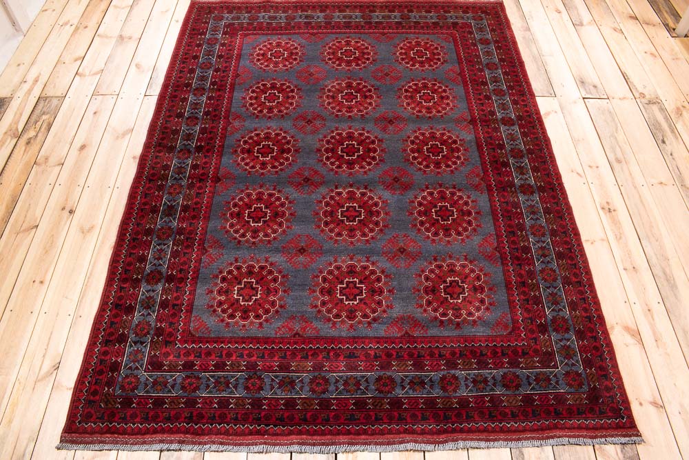 10988 Fine Afghan Khal Mohammedi Rug 180x246cm (5.10 x 8.1ft)