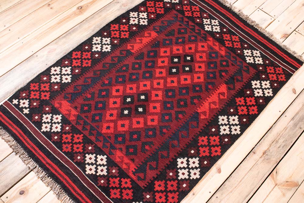 11019 Fine Afghan Ghalmouri Kilim Rug 98x148cm (3.2 x 4.10ft)