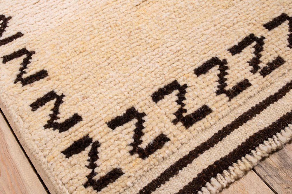 11160 Vintage Kurdish Herki Carpet Runner Rug 100x403cm (3.3½ x 13.2½ft)