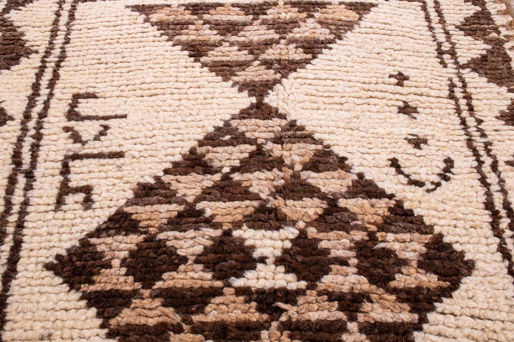 11161 Vintage Kurdish Herki Carpet Runner Rug 79x536cm (2.7 x 17.7ft)