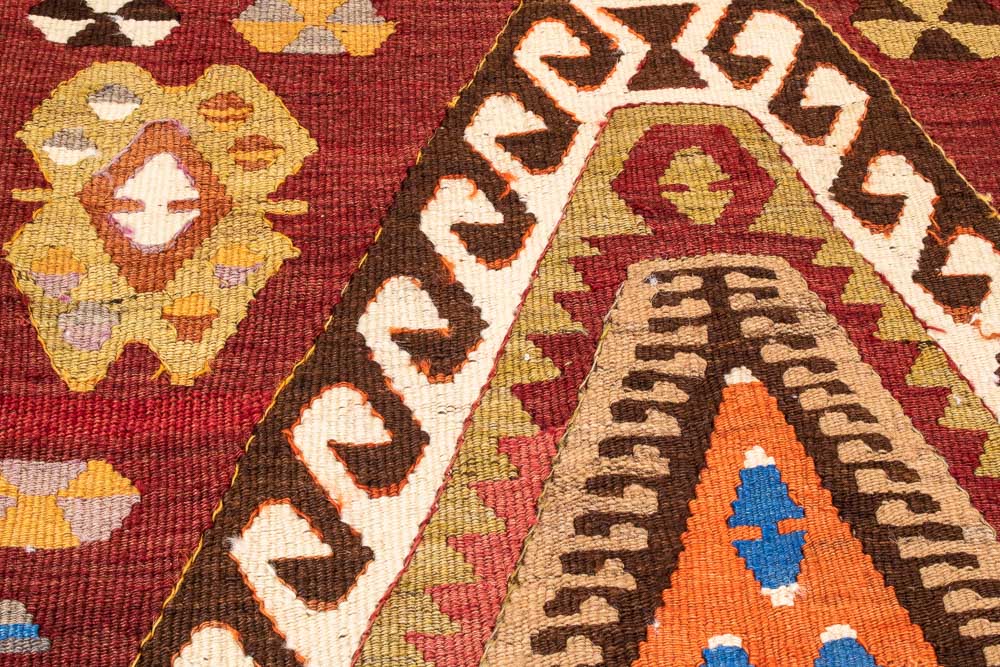 11171 Vintage Turkish Mut Kilim Rug 84x116cm (2.9 x 3.10ft)