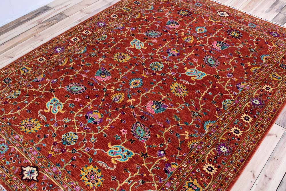 11279 Fine Afghan Floral Sultan Carpet 209x287cm (6.10 x 9.5ft)