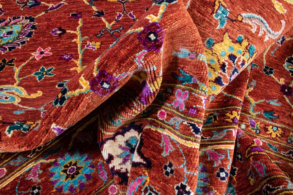 11279 Fine Afghan Floral Sultan Carpet 209x287cm (6.10 x 9.5ft)