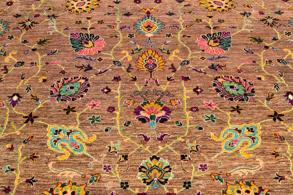 11286 Fine Afghan Sultan Carpet 202x300cm (6.7½ x 9.10ft)