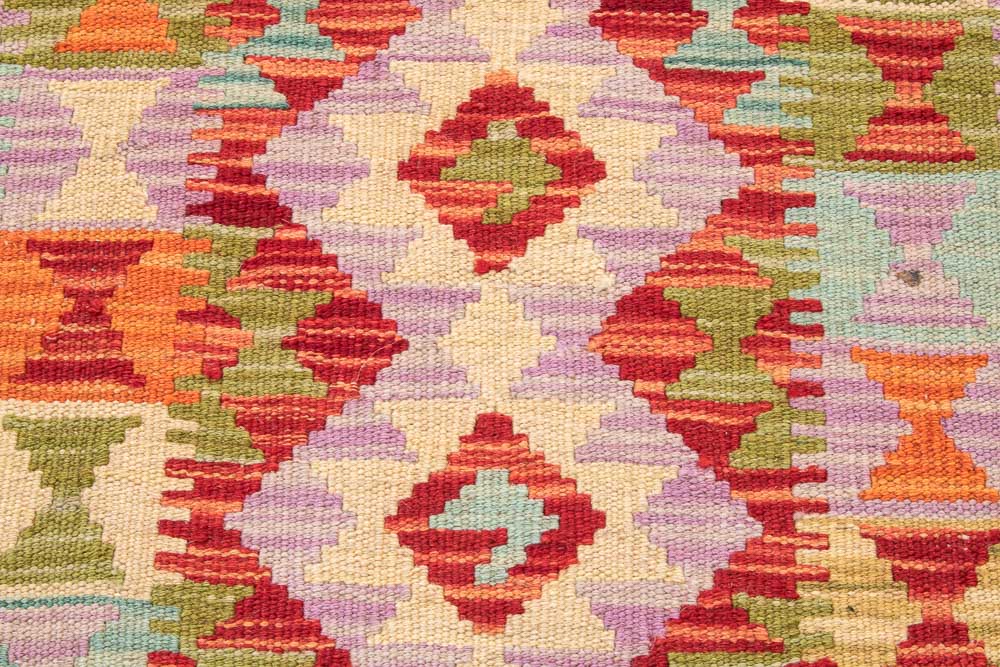 11435 Afghan Vegetable Dyed Runner Rug 53x147cm (1.9 x 4.10ft)