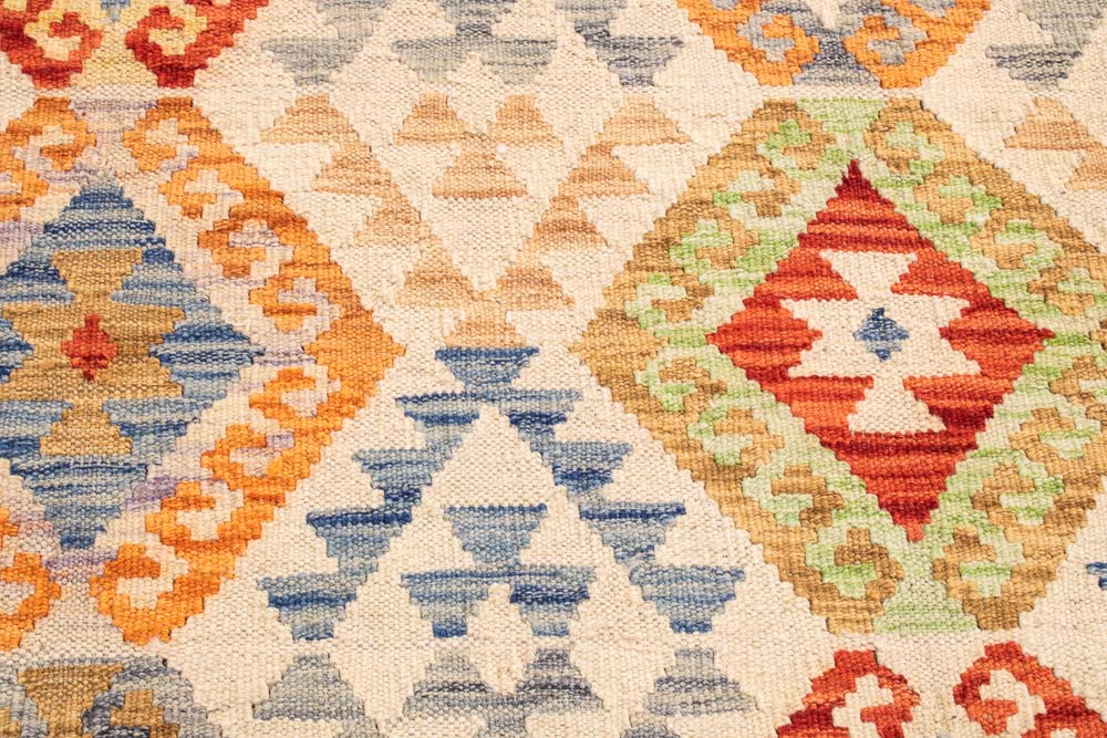 11455 Afghan Vegetable Dyed Kilim Rug 156x200cm (5.1 x 6.6ft)