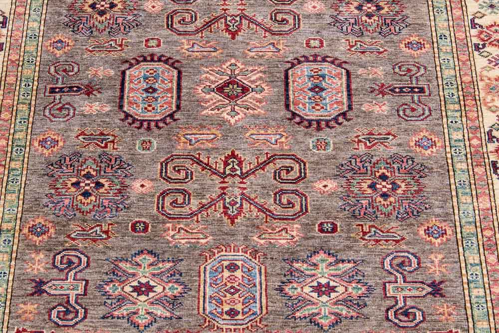 11515 Fine Afghan Kazak Rug 150x208cm (4.11 x 6.9ft)