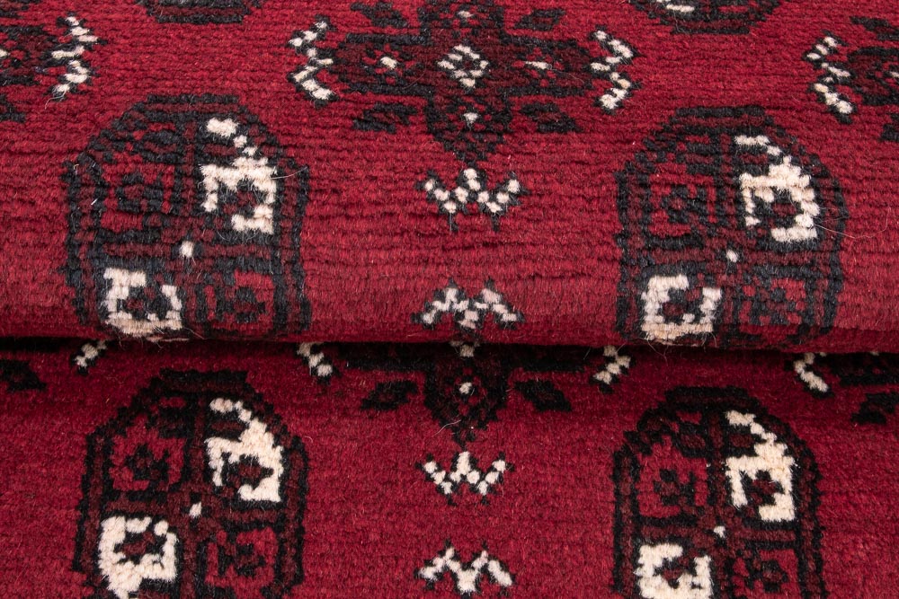 11552 Afghan Red Aq Chah Runner Rug 62x245cm (2.0 x 8.0ft)