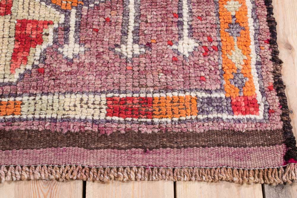 11634 Vintage Kurdish Herki Carpet Runner Rug 91x393cm (3 x 12.7½)