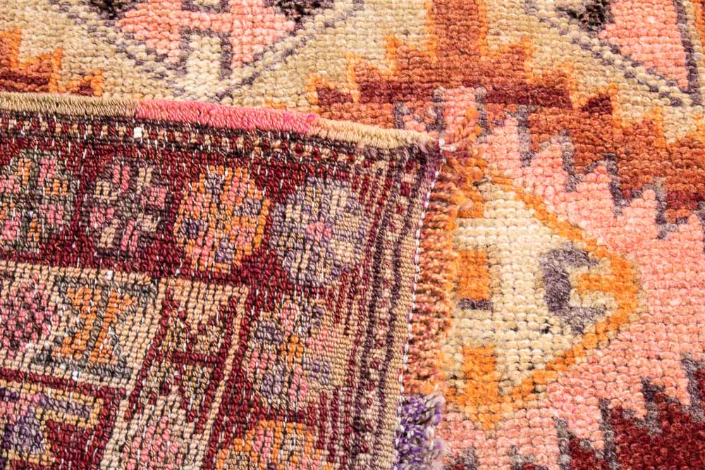 11635 Vintage Kurdish Herki Carpet Runner Rug 88x334cm (2.10 x 10.11ft)