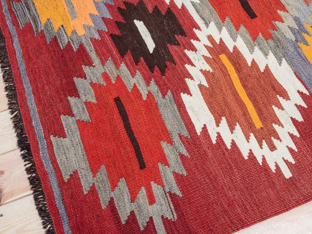 11667 Large Turkish Mut Kilim Rug 172x298cm (5.7 x 9.9ft)