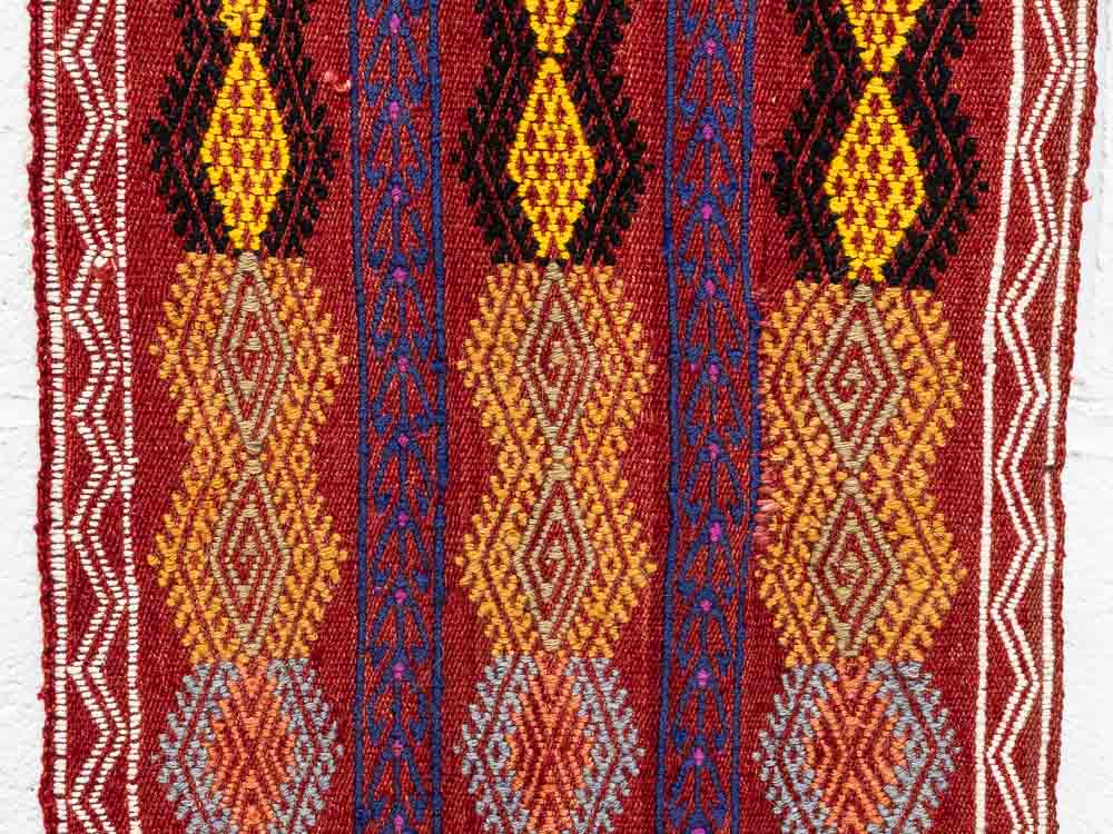 11745 Turkish Konya Narrow Kilim Runner Rug 44x426cm (1.5 x 13.11)