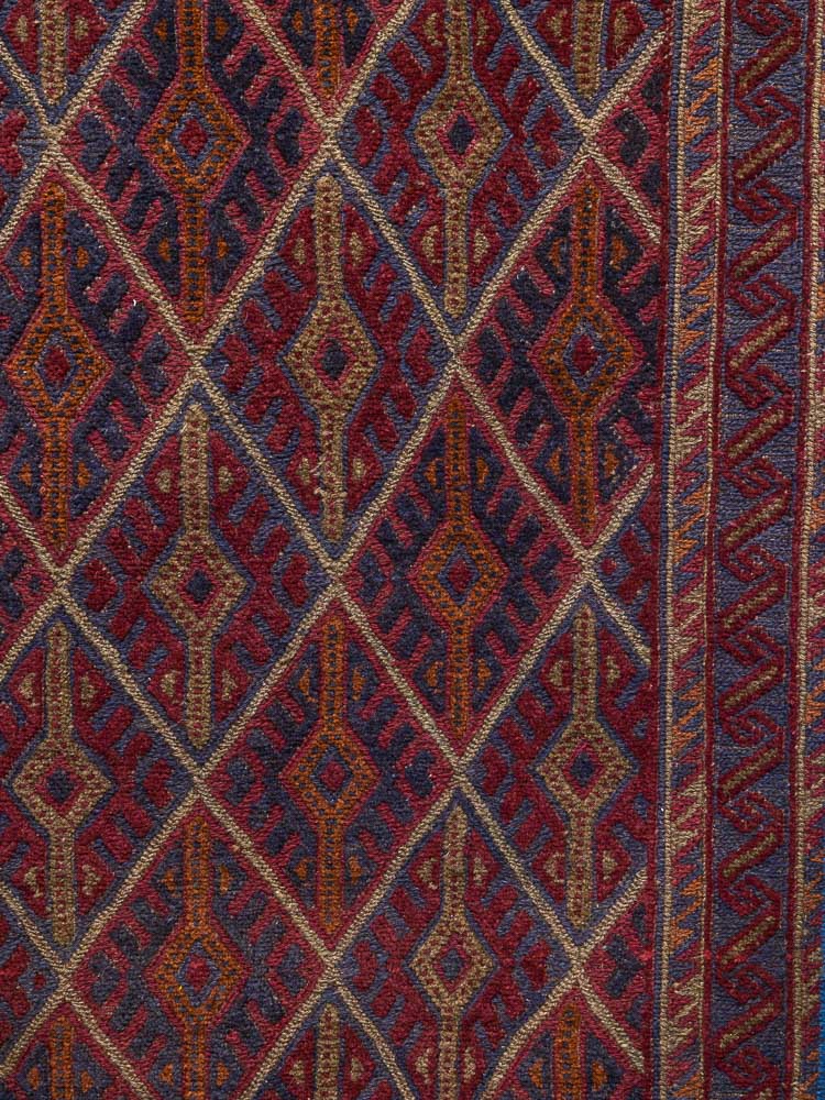 11933 Long Afghan Moshwani Runner Rug 75x365cm (2.5½ x 11.11½ft)