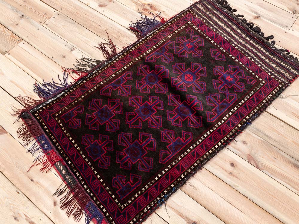 11934 Afghan Baluch Floor Cushion 68x120cm (2.2 x 3.11ft)