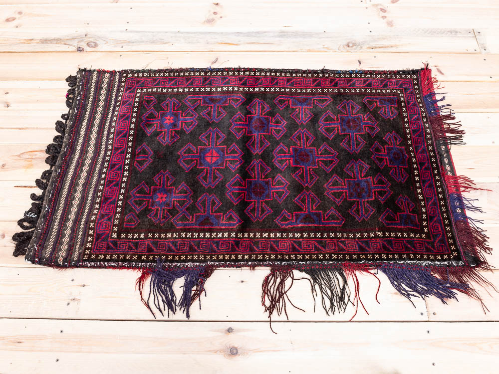 11934 Afghan Baluch Floor Cushion 68x120cm (2.2 x 3.11ft)