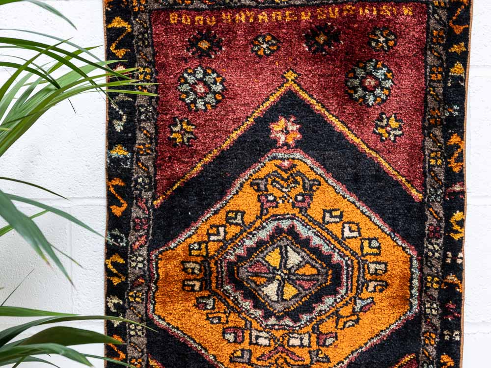 11950 Turkish Vintage Sivas Rug 65x105cm (2.1 x 3.5ft)