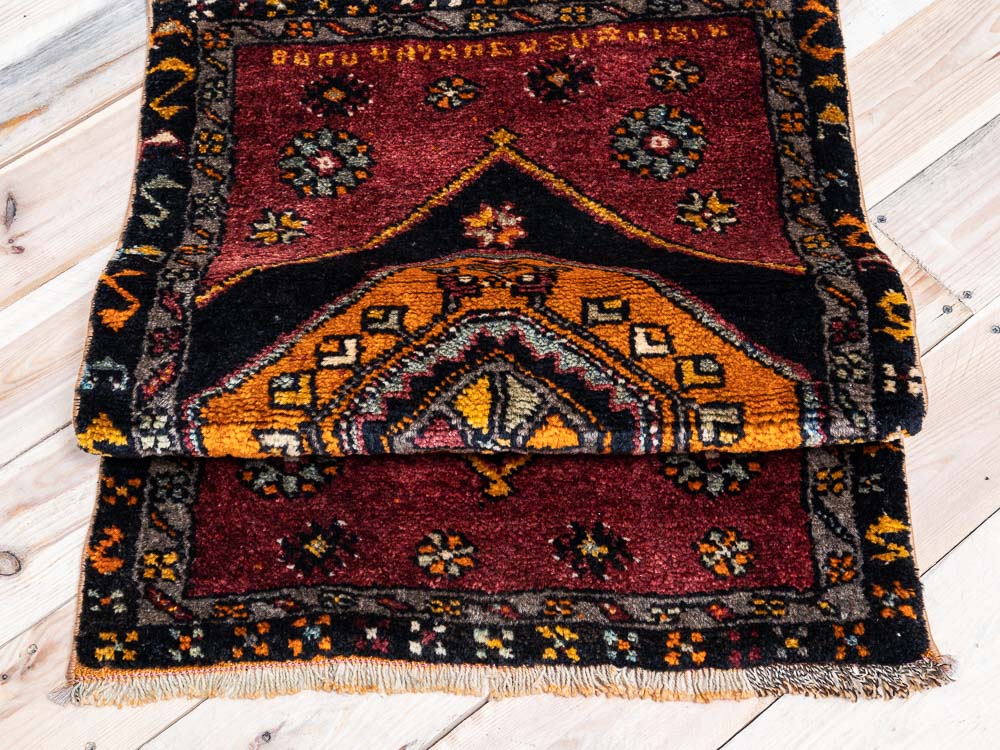 11950 Turkish Vintage Sivas Rug 65x105cm (2.1 x 3.5ft)