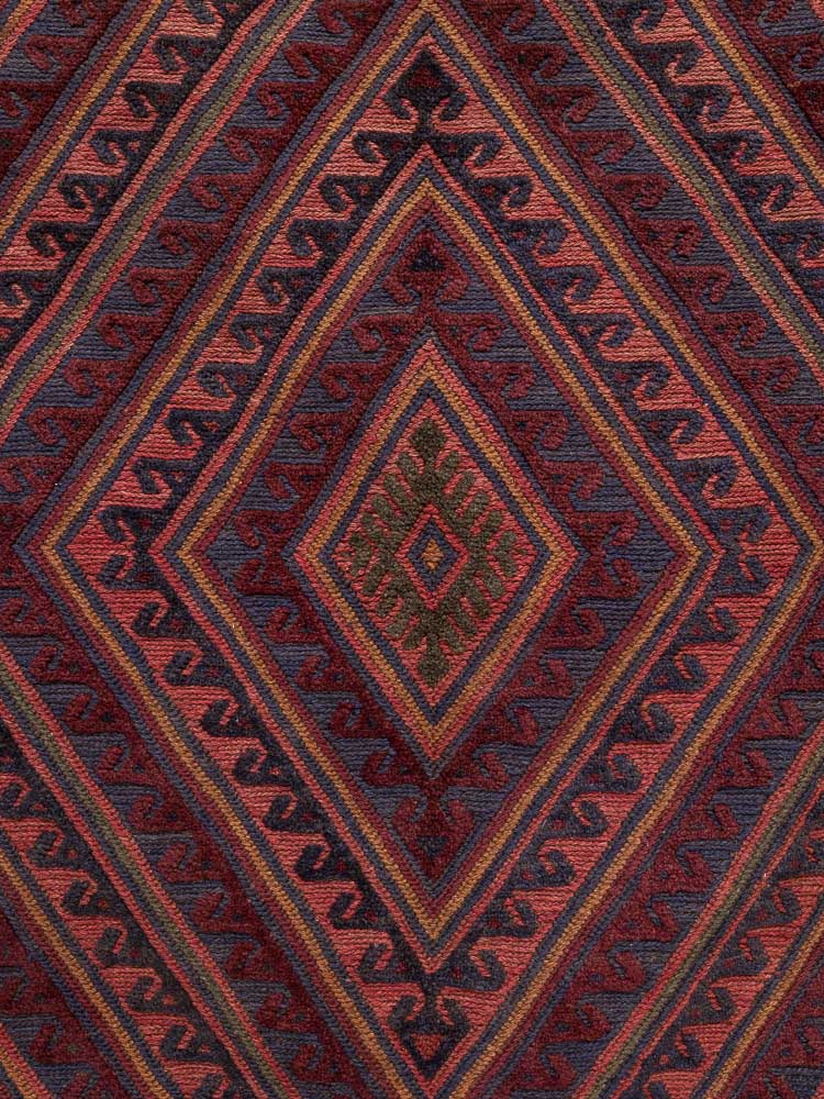 11981 Afghan Moshwani Mixed Weave Rug 151x186cm (4.11 x 6.1ft)