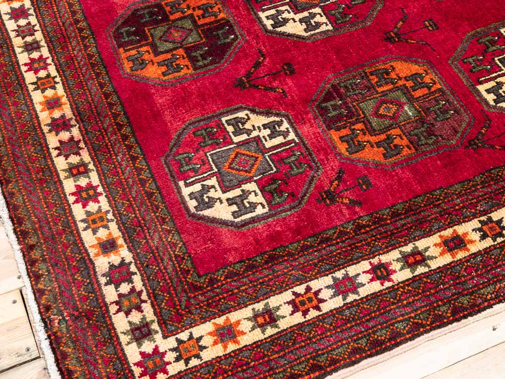 12011 Persian Tribal Kurdi Gouchan Carpet 226x301cm (7.5 x 9.10ft)