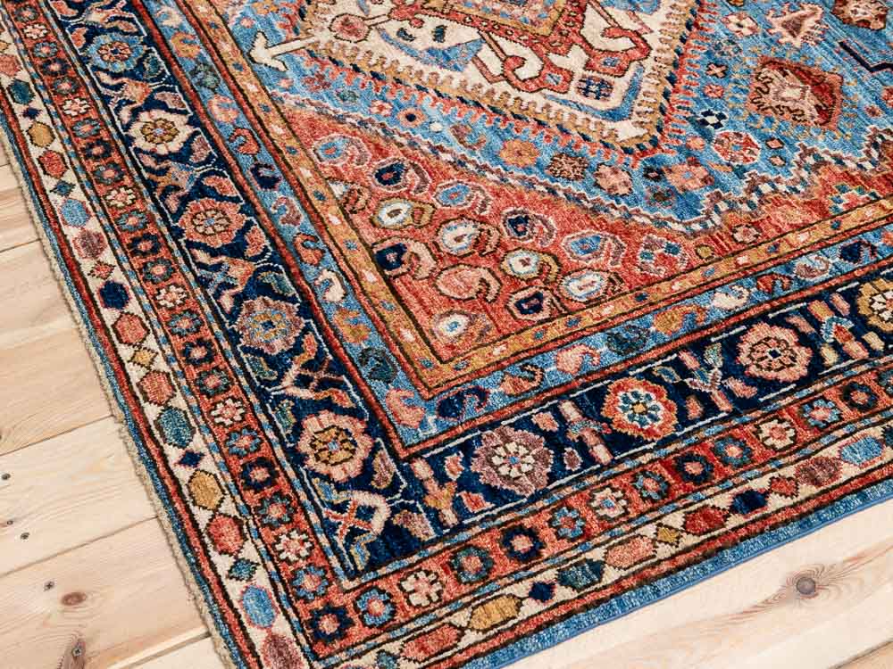 12016 Afghan Ariana Persian Design Carpet 166x248cm (5.5 x 8.1ft)