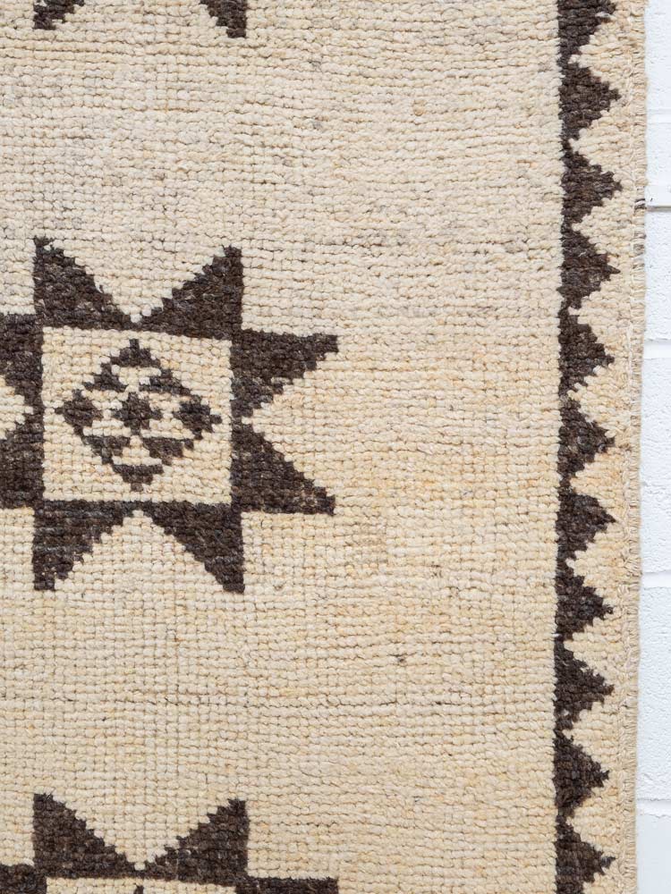 12210 Vintage Kurdish Herki Carpet Runner Rug 98x347cm (3.2½ x 11.4½ft)