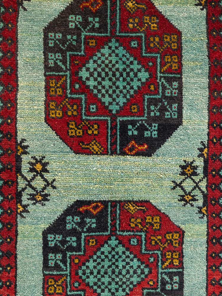 12233 Afghan Aq Chah Rug 102x153cm (3.4 x 5ft)