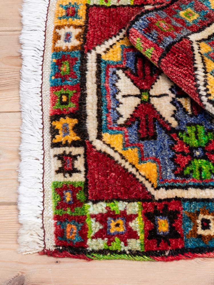 12256 Small Vintage Turkish Vintage Cal Rug 42x84cm (1.4 x 2.9ft)